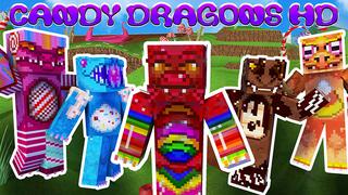 Thumbnail of the Minecraft Bedrock Marketplace product Candy Dragons HD created by Appacado.