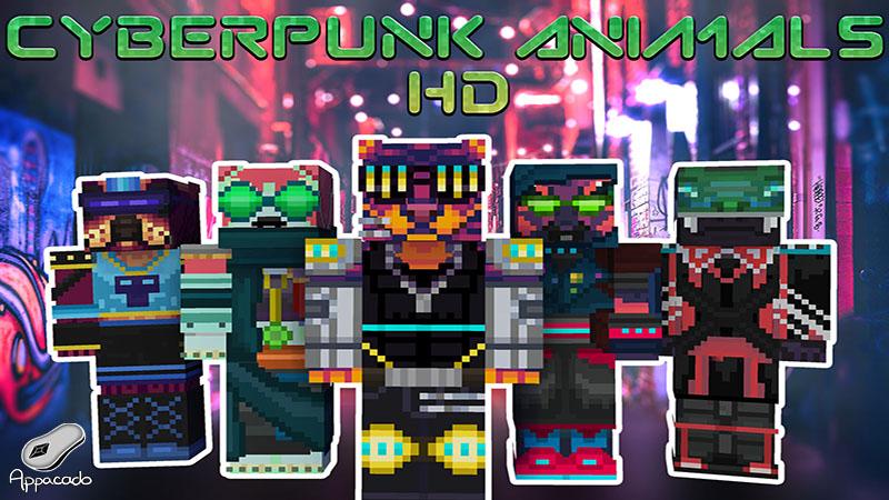 Cyberpunk Animals HD by Appacado | CHUNK - Minecraft Bedrock ...