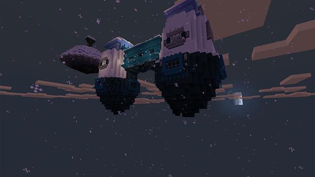 Screenshot of the Minecraft Bedrock Marketplace product Endless Winter: Skyblock created by Appacado.