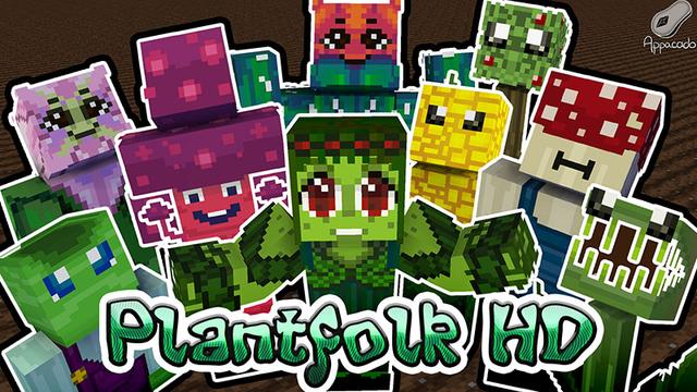 Thumbnail of the Minecraft Bedrock Marketplace product Plantfolk HD created by Appacado.