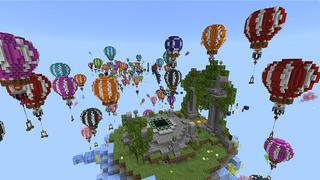 Screenshot of the Minecraft Bedrock Marketplace product Mega Long Parkour created by Blue Depth Games.
