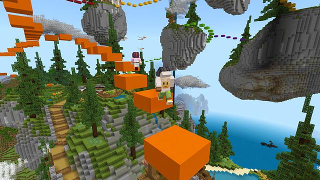 Screenshot of the Minecraft Bedrock Marketplace product Moon Base created by Blue Depth Games.