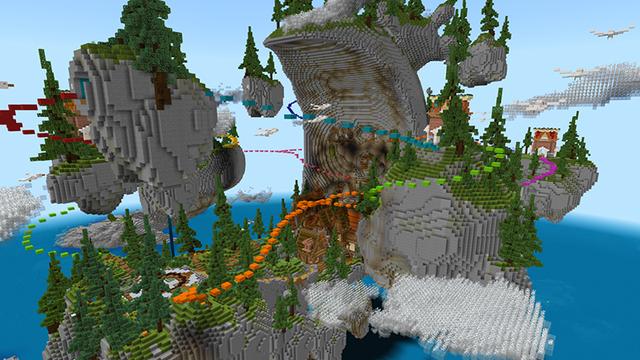 Screenshot of the Minecraft Bedrock Marketplace product Moon Base created by Blue Depth Games.