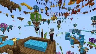 Screenshot of the Minecraft Bedrock Marketplace product Parkour Mega created by Blue Depth Games.