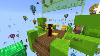 Screenshot of the Minecraft Bedrock Marketplace product Parkour Mega created by Blue Depth Games.