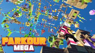 Thumbnail of the Minecraft Bedrock Marketplace product Parkour Mega created by Blue Depth Games.