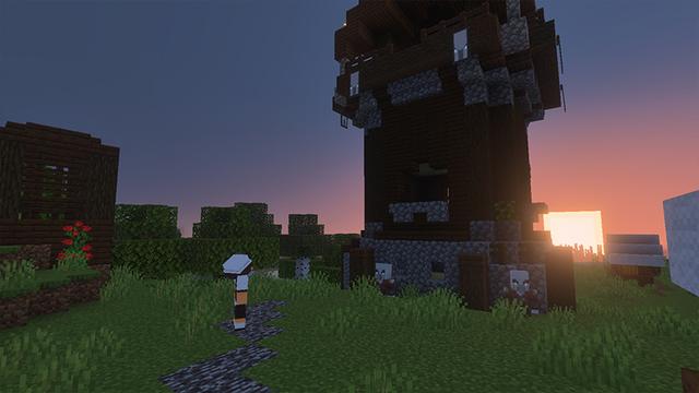 Screenshot of the Minecraft Bedrock Marketplace product Turns To Bedrock! created by Blue Depth Games.