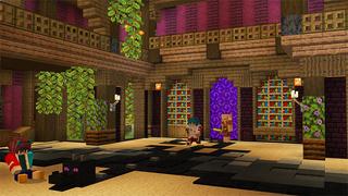 Screenshot of the Minecraft Bedrock Marketplace product Ultimate Tube Base created by Blue Depth Games.