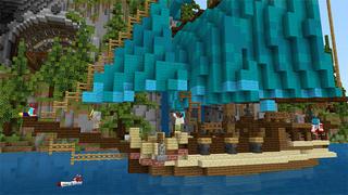 Screenshot of the Minecraft Bedrock Marketplace product Ultimate Tube Base created by Blue Depth Games.