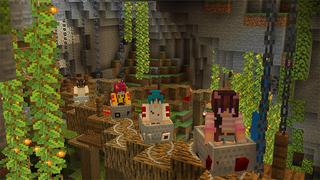 Screenshot of the Minecraft Bedrock Marketplace product Ultimate Tube Base created by Blue Depth Games.