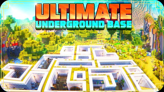 Thumbnail of the Minecraft Bedrock Marketplace product Ultimate Underground Base created by Blue Depth Games.