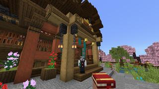 Screenshot of the Minecraft Bedrock Marketplace product Whispering Warden Shrine created by Blue Depth Games.