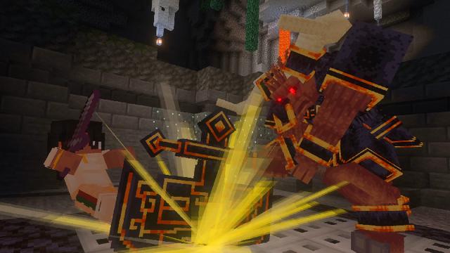 Screenshot of the Minecraft Bedrock Marketplace product Dungeons Add-On created by Architects Edge.