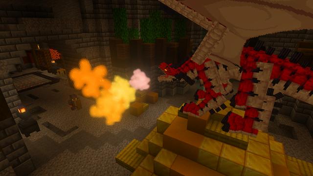 Screenshot of the Minecraft Bedrock Marketplace product Dungeons Add-On created by Architects Edge.
