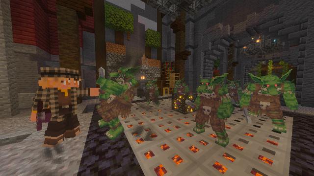 Screenshot of the Minecraft Bedrock Marketplace product Dungeons Add-On created by Architects Edge.