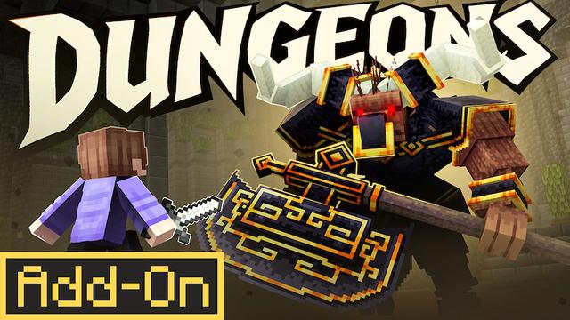 Thumbnail of the Minecraft Bedrock Marketplace product Dungeons Add-On created by Architects Edge.