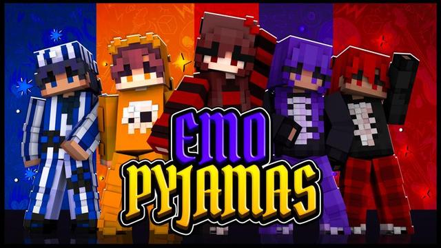 Thumbnail of the Minecraft Bedrock Marketplace product Emo Pyjamas created by Architects Edge.