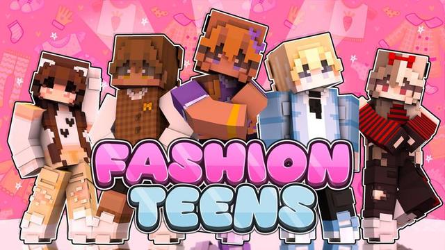 Thumbnail of the Minecraft Bedrock Marketplace product Fashion Teens created by Architects Edge.