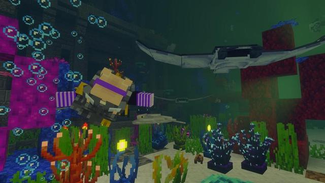 Screenshot of the Minecraft Bedrock Marketplace product Oceans Add-On created by Architects Edge.