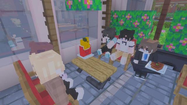 Screenshot of the Minecraft Bedrock Marketplace product Restaurant Simulator created by Architects Edge.
