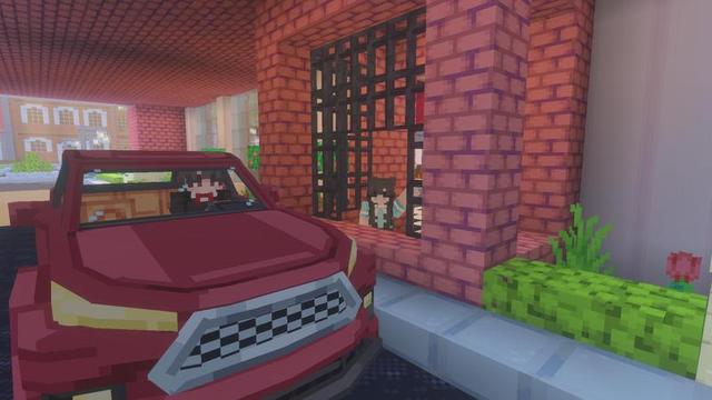 Screenshot of the Minecraft Bedrock Marketplace product Restaurant Simulator created by Architects Edge.