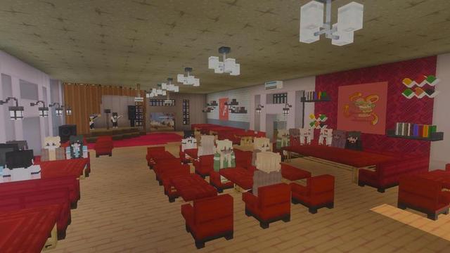 Screenshot of the Minecraft Bedrock Marketplace product Restaurant Simulator created by Architects Edge.