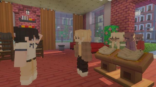 Screenshot of the Minecraft Bedrock Marketplace product Restaurant Simulator created by Architects Edge.