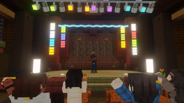 Screenshot of the Minecraft Bedrock Marketplace product Vibrant Lights Add-On created by Architects Edge.