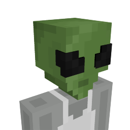 Thumbnail of the Minecraft Bedrock Marketplace product Alien Head created by AriaCreations.