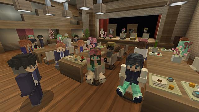 Screenshot of the Minecraft Bedrock Marketplace product Anime Academy created by AriaCreations.