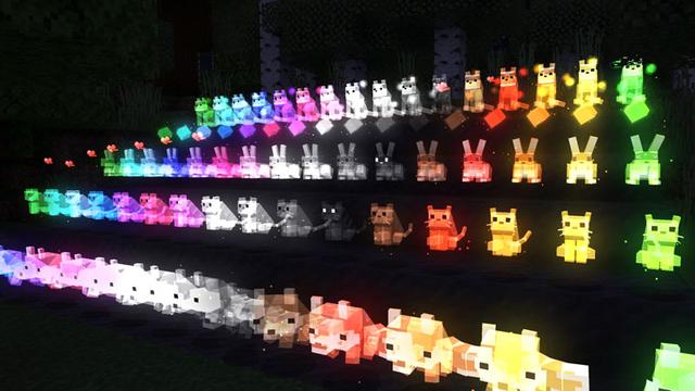 Screenshot of the Minecraft Bedrock Marketplace product Ghost Pets Add-On created by AriaCreations.