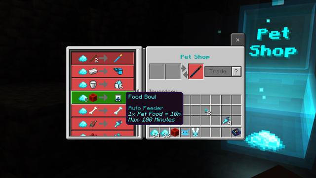 Screenshot of the Minecraft Bedrock Marketplace product Ghost Pets Add-On created by AriaCreations.