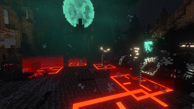 Screenshot of the Minecraft Bedrock Marketplace product Horror Creatures Add-On created by AriaCreations.