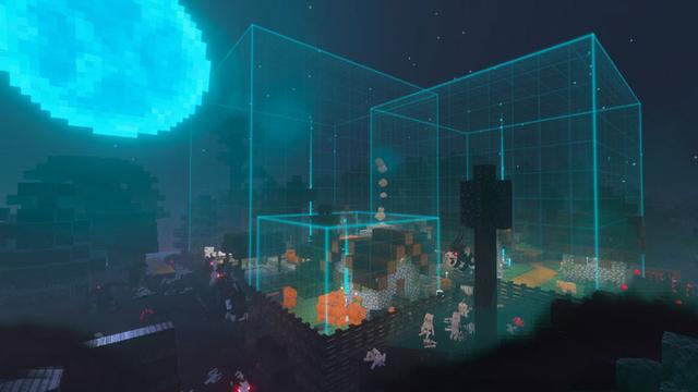 Screenshot of the Minecraft Bedrock Marketplace product Horror Creatures Add-On created by AriaCreations.