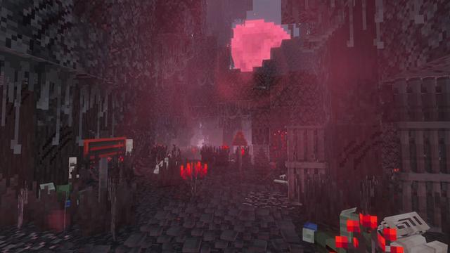Screenshot of the Minecraft Bedrock Marketplace product Horror Creatures Add-On created by AriaCreations.
