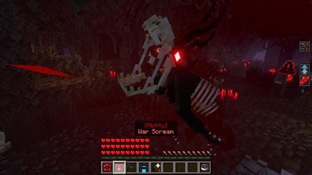 Screenshot of the Minecraft Bedrock Marketplace product Horror Creatures Add-On created by AriaCreations.