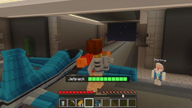 Screenshot of the Minecraft Bedrock Marketplace product My Sky Dimension Add-On created by AriaCreations.