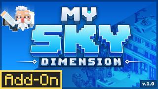 Thumbnail of the Minecraft Bedrock Marketplace product My Sky Dimension Add-On created by AriaCreations.