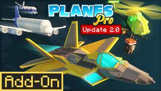 Thumbnail of the Minecraft Bedrock Marketplace product Planes Pro Add-On created by AriaCreations.