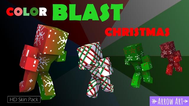 Thumbnail of the Minecraft Bedrock Marketplace product Color Blast: Christmas created by Arrow Art Games.