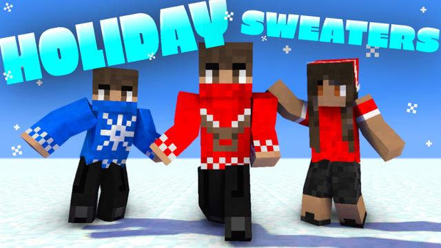 Thumbnail of the Minecraft Bedrock Marketplace product Holiday Sweaters created by Arrow Art Games.