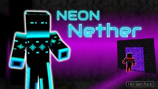 Thumbnail of the Minecraft Bedrock Marketplace product Neon Nether created by Arrow Art Games.