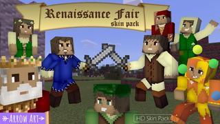 Thumbnail of the Minecraft Bedrock Marketplace product Renaissance Fair Skin Pack created by Arrow Art Games.