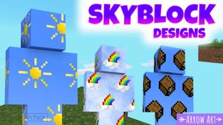Thumbnail of the Minecraft Bedrock Marketplace product Skyblock Designs created by Arrow Art Games.