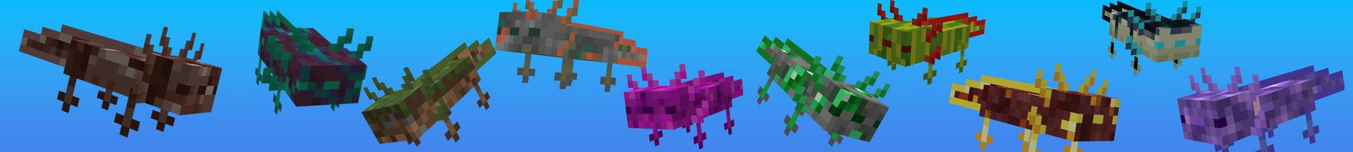 Panorama of the Minecraft Bedrock Marketplace product Axolotl Expansion created by ASCENT.