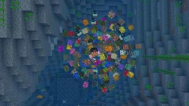 Screenshot of the Minecraft Bedrock Marketplace product Axolotl Expansion created by ASCENT.