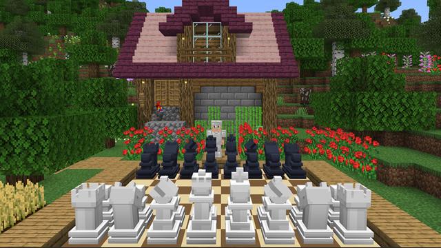 Screenshot of the Minecraft Bedrock Marketplace product Chess Add-On created by ASCENT.