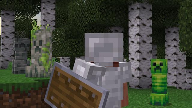Screenshot of the Minecraft Bedrock Marketplace product Creepers+ created by ASCENT.
