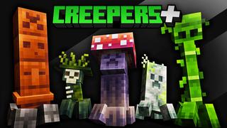 Thumbnail of the Minecraft Bedrock Marketplace product Creepers+ created by ASCENT.