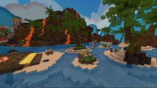 Screenshot of the Minecraft Bedrock Marketplace product Extreme Kart Racers created by ASCENT.